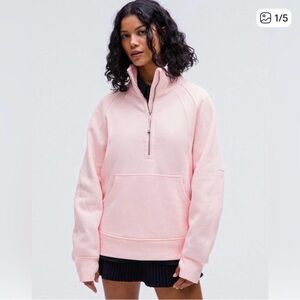 Lululemon Oversized Funnelneck Scuba in Strawberry Milkshake- size XL/XXL
